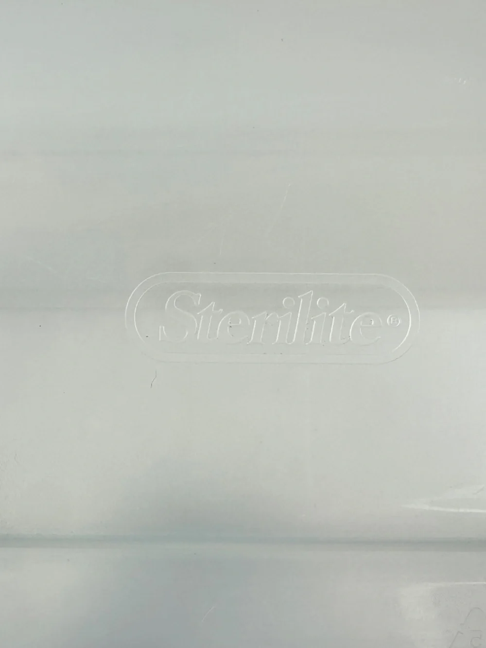 Sterilite Storage Container with Blue Removable Tray, Locking Lid with Handle.